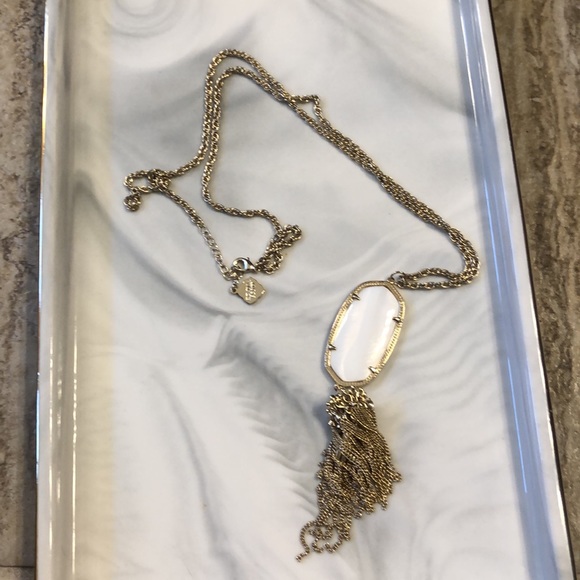 Kendra Scott White Rayne Necklace - Picture 4 of 6